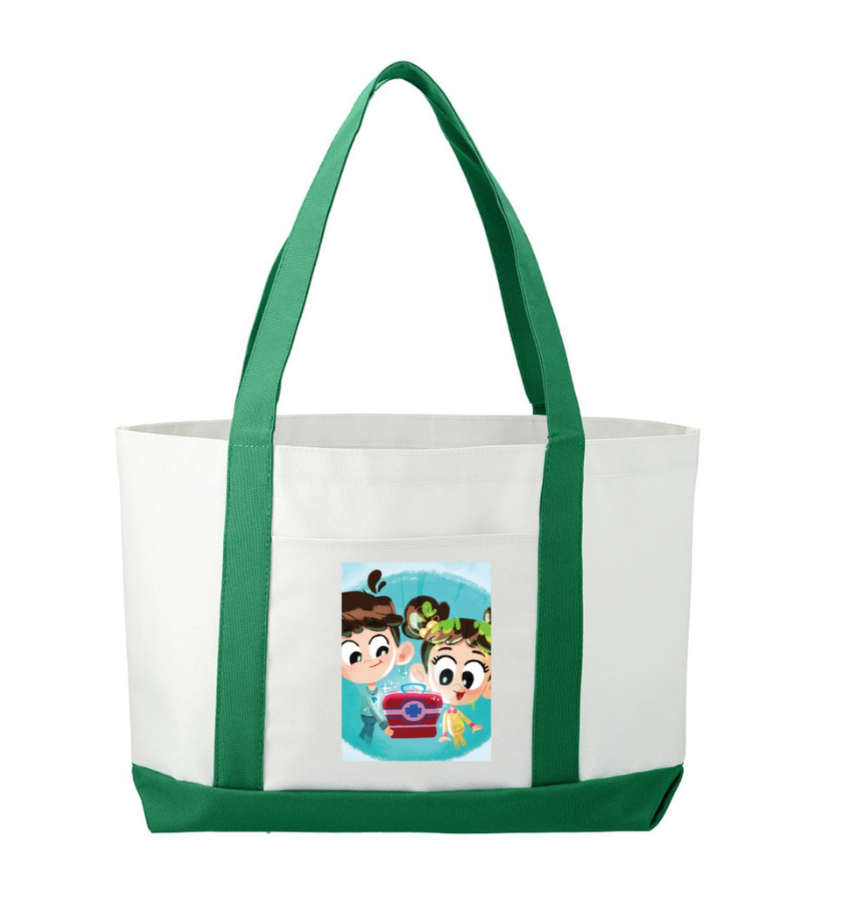 Classic Green Boogers Tote Bag